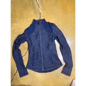 Lululemon Define Jacket‎ Blue Full Zip Athleisure Activewear Womens 4